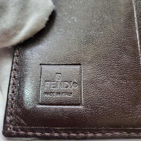 Fendi Zucca Bifold Snap Compact Wallet - Picture 7 of 15
